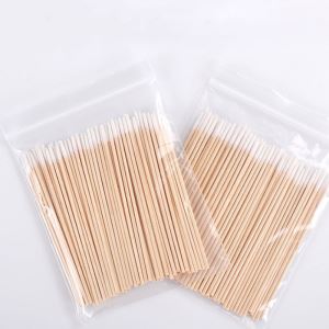 Sapu Kapas Kayu Tatu Mekap Kekal